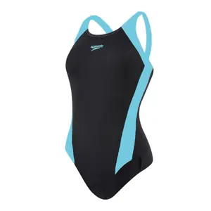 Fato de banho feminino de 1 peça Speedo Splice Muscleb image-0