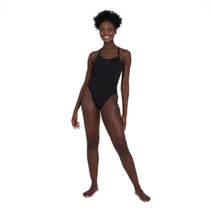 Maillot de bain 1 pièce femme Speedo End Solid Turnback image-1