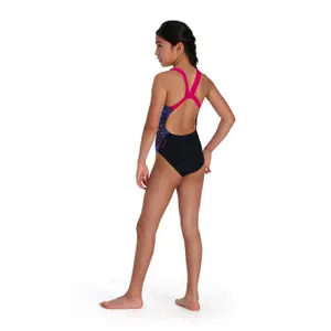 Einteiliger Badeanzug, Mädchen Speedo Eco+ Dig Allov Leaderb image-2
