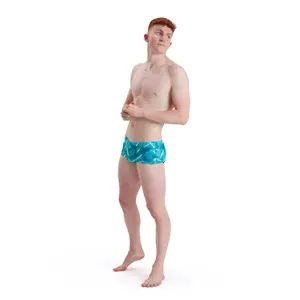 Boxer de bain rayé Speedo End+ Geo Allov 17 cm image-2