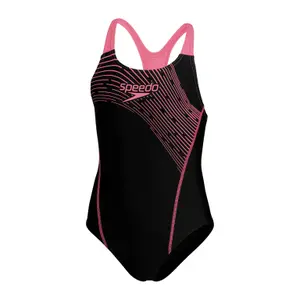 Maillot de bain 1 pièce fille Speedo Eco Medley Logo Medalist image-0