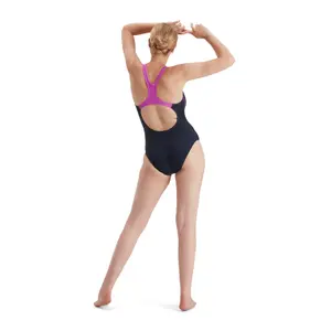 Maillot de bain 1 pièce à logo femme Speedo Eco Medley Medalist image-2