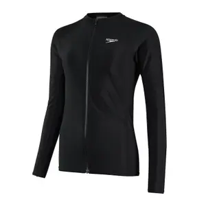Bade-T-Shirt mit langen Ärmeln und Reißverschluss, Damen Speedo Eco image-0