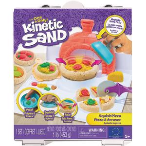 Pizza workshop mold with sand Spin Master Kinetic Sand