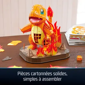 Puzzle 241 Pieces Spin Master 4D Salameche Pokemon image-4
