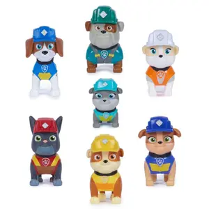 Kinder Sammlungsfigur Spin Master Paw Patrol Rubble & Crew (x7) image-0