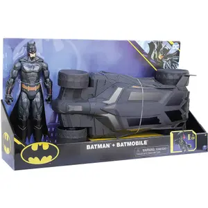 Batman action figure with vehicle Spin Master image-0