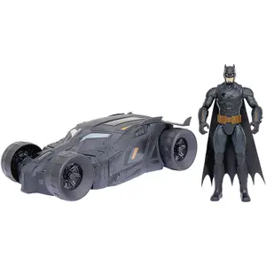 Batman action figure with vehicle Spin Master image-1