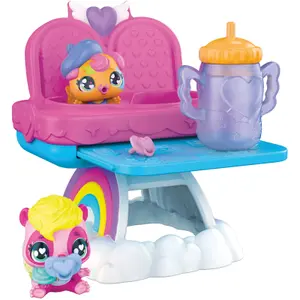 Set of 2 figures with high chair Spin Master image-1