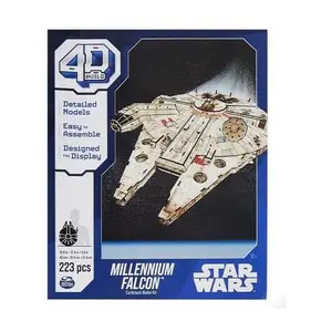 3D puslespil Spin Master Star Wars: 4D Build - Millenium Falcon