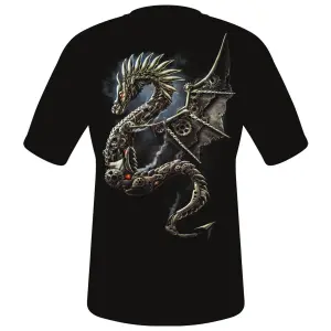 T-shirt Spiral Dragon Cogs image-1