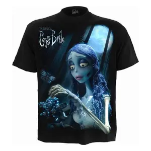 T-shirt som lyser i mörkret Spiral Corpse Bride image-0