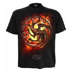 T-shirt Spiral House of the Dragon-Dragon Flames