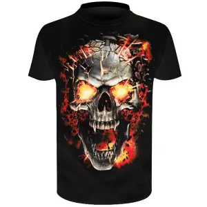 Child's T-shirt Spiral Skull Blast image-0
