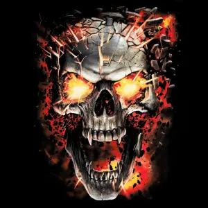 Child's T-shirt Spiral Skull Blast image-3