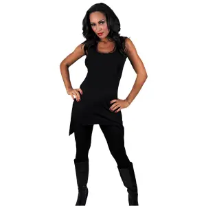 Women's dress Spiral Goth Plain Dress image-1