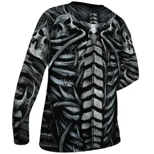 T-shirtFALSE Spiral Skull Armour image-1