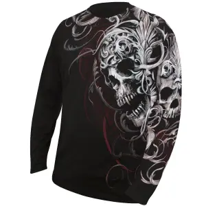 T-shirtFALSE Spiral Skull Shoulder Wrap image-0