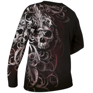 T-shirtFALSE Spiral Skull Shoulder Wrap image-2