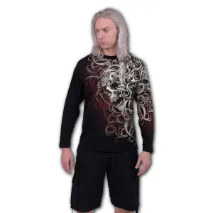 T-shirtFALSE Spiral Skull Shoulder Wrap image-1