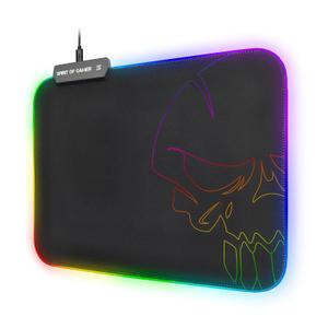 Tapis de souris Spirit of Gamer Skull RGB Gaming image-1