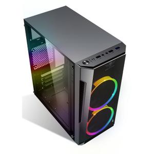 Boîtier PC Mini Tour Micro ATX avec panneau vitré Spirit of Gamer Deathmatch 3 RGB image-1