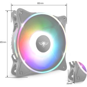 Ventilateur Boîtier PC Spirit of Gamer AirForce Dual RGB image-3
