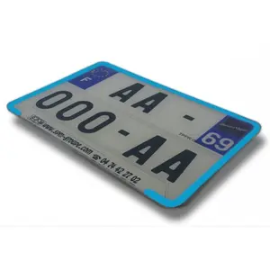 Umrandung des Motorradkennzeichens SPM