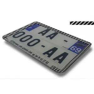 Liseret de plaque d'immatriculation moto SPM image-1