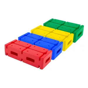 4 multifunctional puzzle bricks Spordas image-0