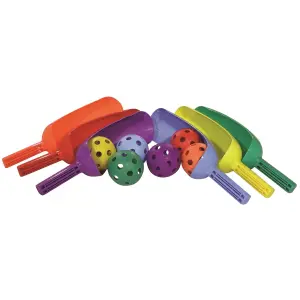 Colored rackets and balls Spordas Scoop (x6) image-0