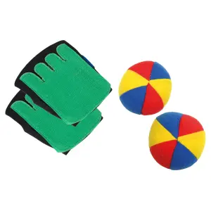Velcro gloves and 2 balls Spordas Super Catch image-0