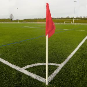 Set of 4 rigid corner posts with 4 flags Sporti image-0