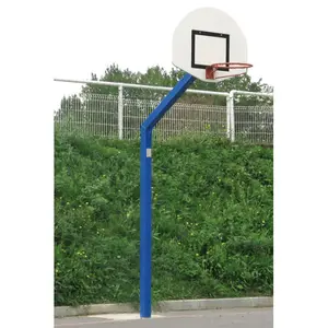 Rectangular basketball hoop 3.05 m offset 1.20 to be set in concrete Sporti image-0