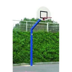 Rectangular basketball hoop 2.60 m offset 1.20 to be fixed in place Sporti image-0