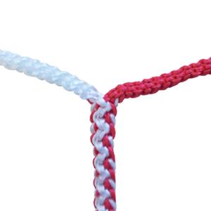 Pair of European 11-a-side soccer nets with 4 mm braid and 120 honeycomb mesh Sporti PP image-1