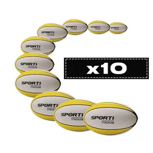 Set van 10 rugby trainingsballen Sporti image-0