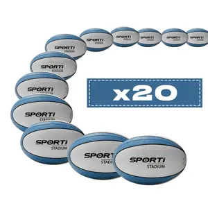 Set van 20 rugby trainingsballen Sporti