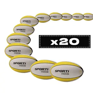 Set van 20 rugby trainingsballen Sporti