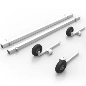 Mobile armadio a 4 ruote retrattili con pesi Sporti image-2