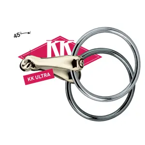 Double snaffle bits for horses Sprenger KK Ultra 55 mm