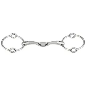 Double snaffle bits for horses Sprenger Satinox image-0