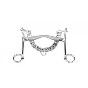 Langt trensebid til heste Sprenger Satinox 7 cm image-0