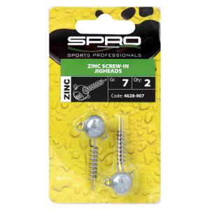 Cabeça de chumbo Spro Zinc Screw-in Jigheads - 7 g (x2) image-1