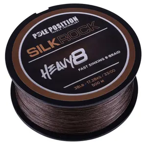 Trenza Spro Pole Position Silkrock Heavy8 500 m 0,30mm image-0