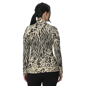 Women's 1/2 zip long sleeve jersey Spyder Vivid image-2