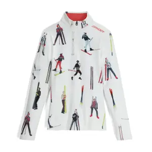 Women's 1/2 zip long sleeve jersey Spyder Vivid image-0