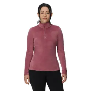 Camisola de manga comprida com 1/2 fecho para mulher Spyder Shimmer Bug image-1