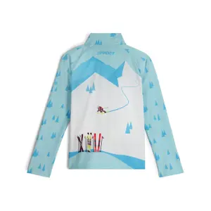 Girl's 1/2 zip long-sleeve jersey Spyder Surface image-1