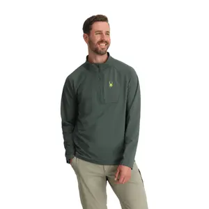 1/2 zip fleece Spyder Gridweb image-1